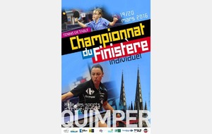 CHAMPIONNAT DU FINISTERE 2016